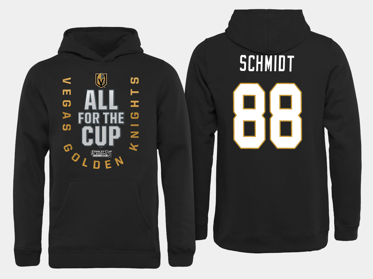 Men NHL Vegas Golden Knights 88 Schmidt All for the Cup hoodie